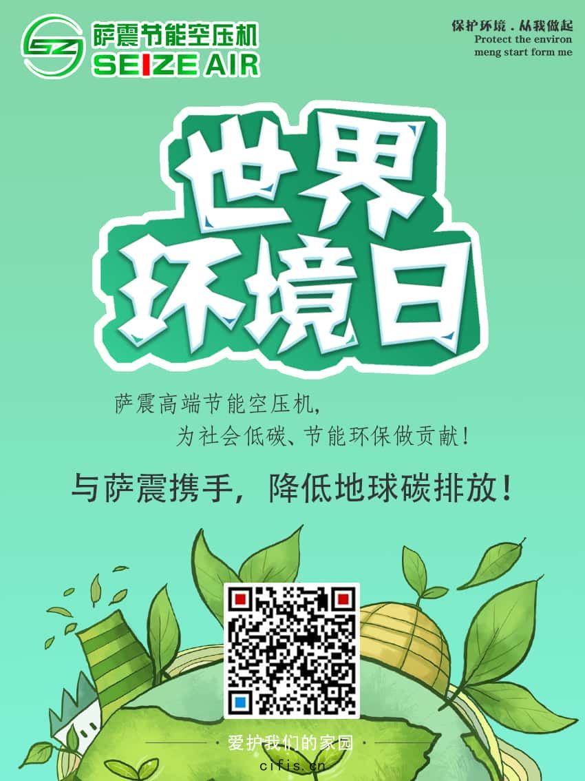 薩(sà)震節能空壓(yā)機環境日