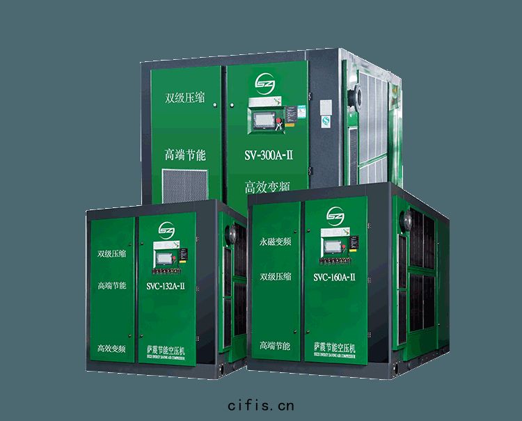 永磁(cí)變(biàn)頻空壓(yā)機+低壓(yā)定(dìng)製螺(luó)杆(gān)機(jī)